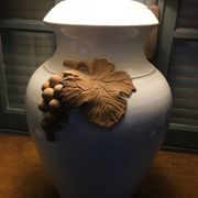 Lampe en céramique grappe de raisin