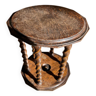 Twisted table in Brutalist style from the 1920s/30s.