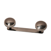 Patère double-coated vintage chrome metal coat