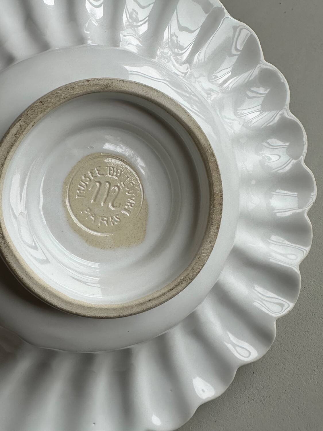 Ceramic cup with fluted decoration, Louvre Museum