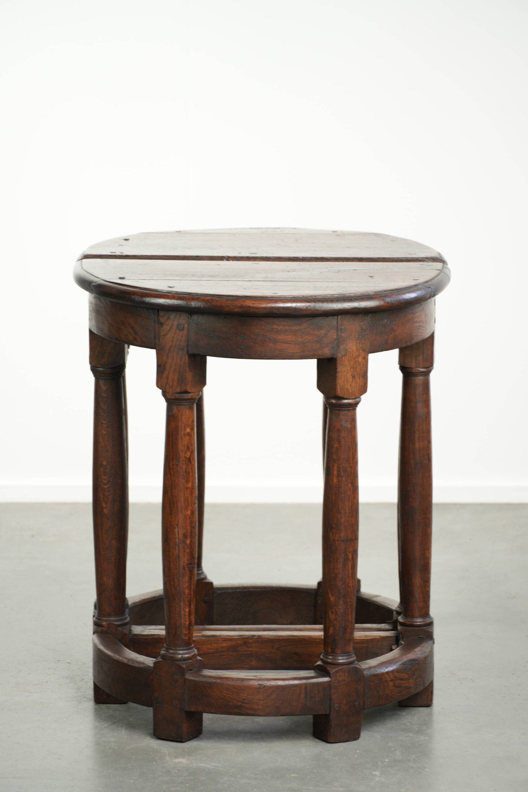 2 tables d'appoint anglaises antiques, fin du 19e siècle
