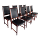 Torbjørn Afdal model "darby" rosewood dinning chairs
