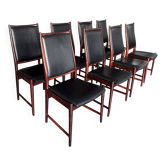Torbjørn Afdal model "darby" rosewood dinning chairs