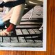 ⸻  Vintage Color Photograph from 1973 – Shoes on Wooden Deck