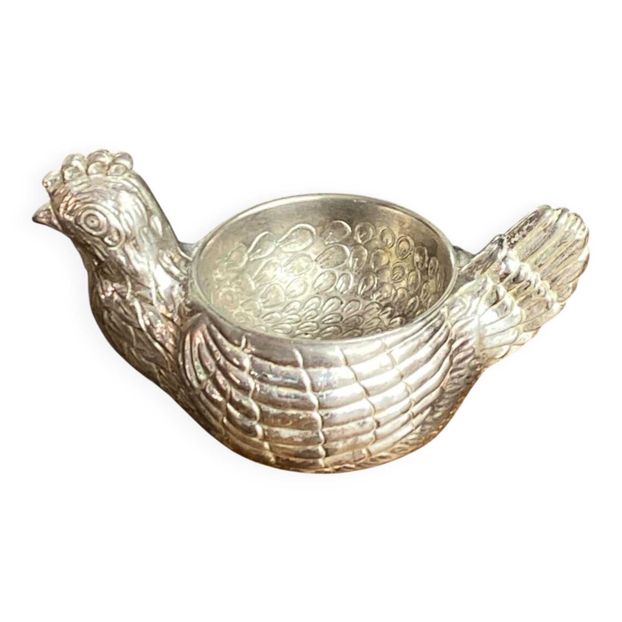 Mayell Queen Anne silver-plated egg cup