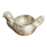 Coquetier Mayell Queen Anne en métal argenté