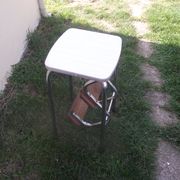 Tabouret-escabeau des années 70