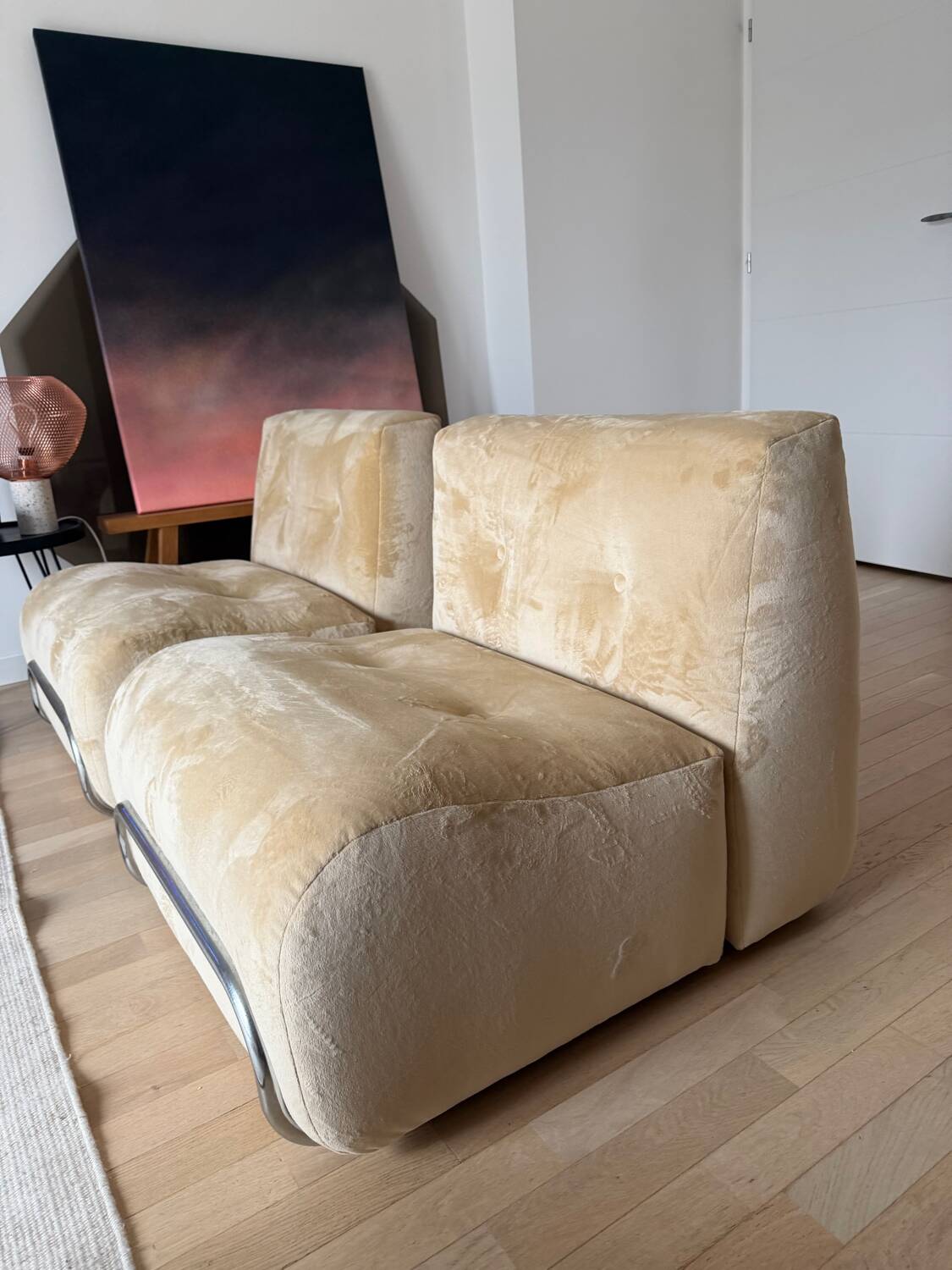Fauteuil, tubulaire, Adriano Piazzesi