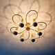 Brass ceiling light, Cosack Leuchten, 1970s