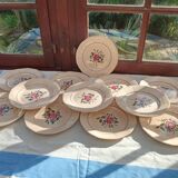 12 flat plates Digoin