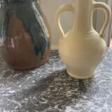 Terracotta amphora vase