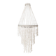 Chandelier - "Ocean" suspension in white shells D 30 cm