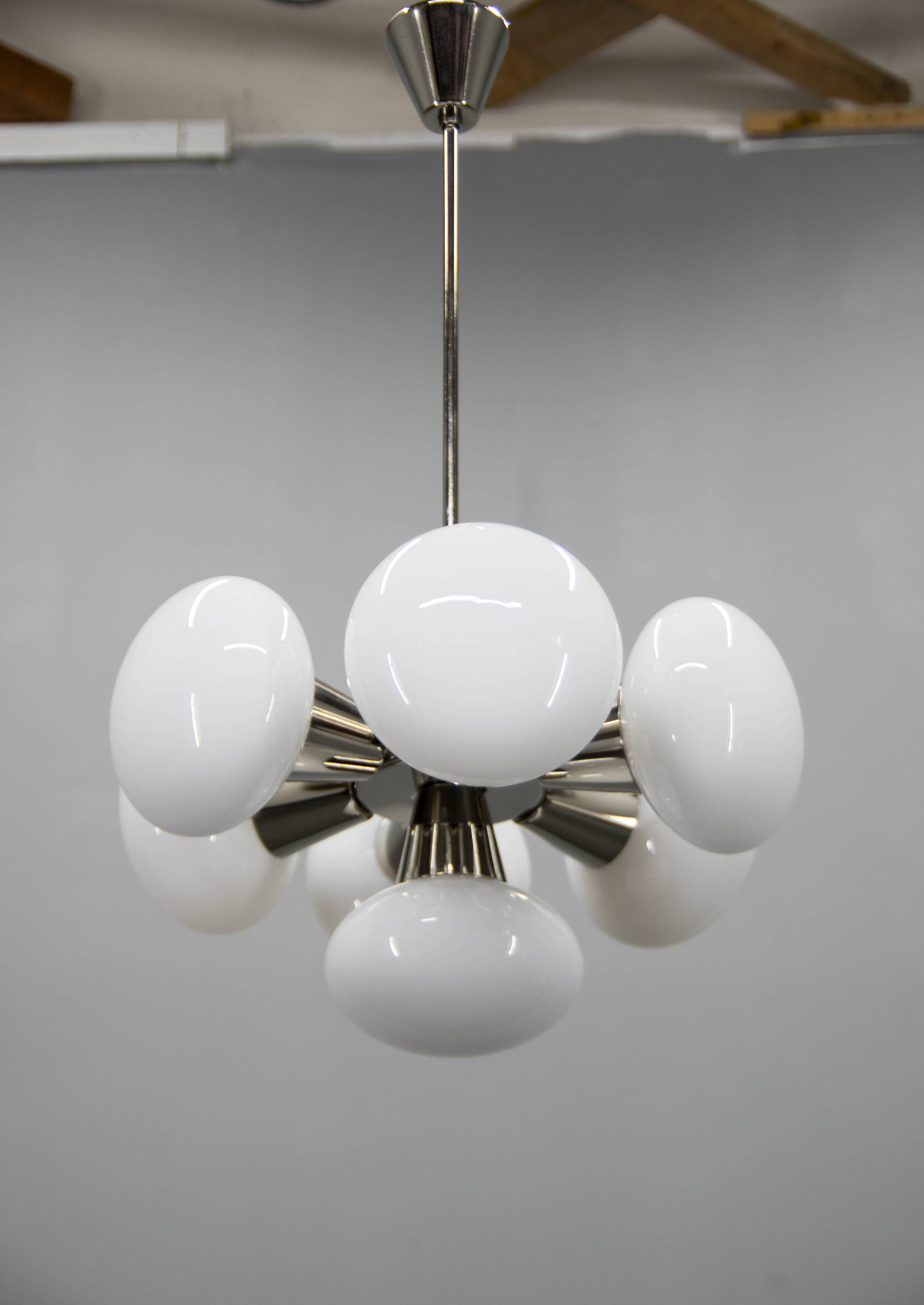 Space Age Chandelier Sputnik by Kamenicky Senov, 1970s
