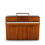 Danish mid-century modern hardwood pianette Bij Louis Zwicki, 1960s