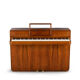 Danish mid-century modern hardwood pianette Bij Louis Zwicki, 1960s