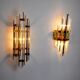 Duo of wall lamps Venini glass from Murano Italy 1970