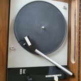 Combined vinyl platinum and vintage radio Grundig