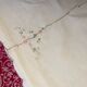 Nappe brodée à la main et dentelle guipure ancienne
