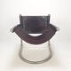 Set of 2 italian mid century lounge chairs, 1980's