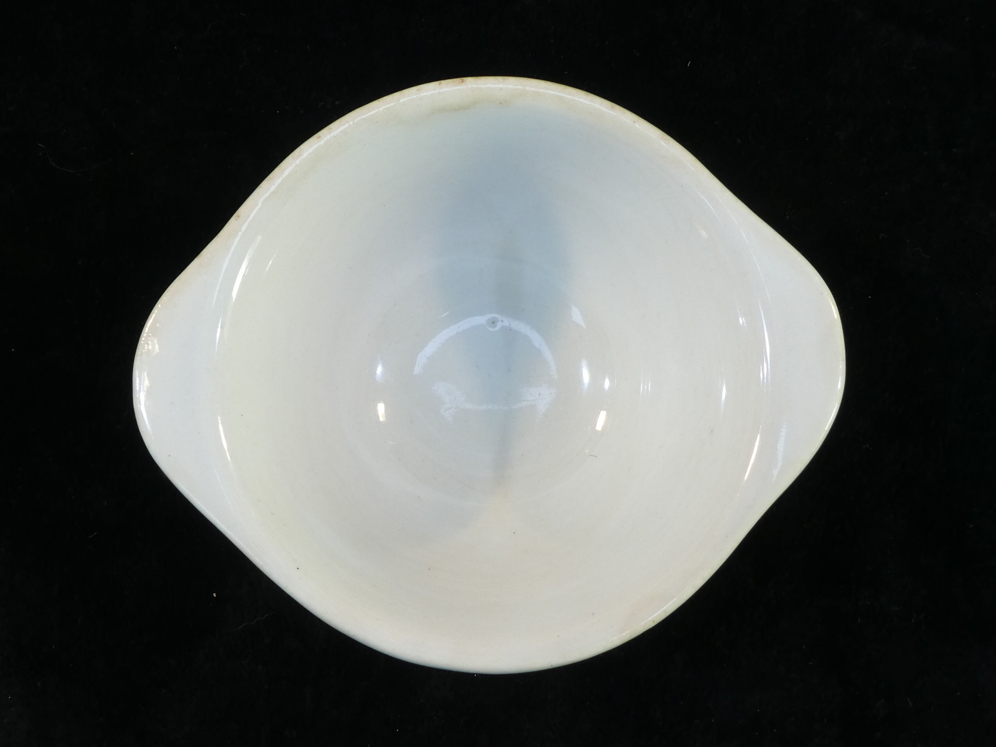 faience sausage bowl of BADONVILLER FB FENAL FRERES decoration FLEUR ROUGE