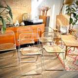 Vintage folding chair "plia" – giancarlo piretti, castelli 1969