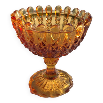 Amber glass calyx
