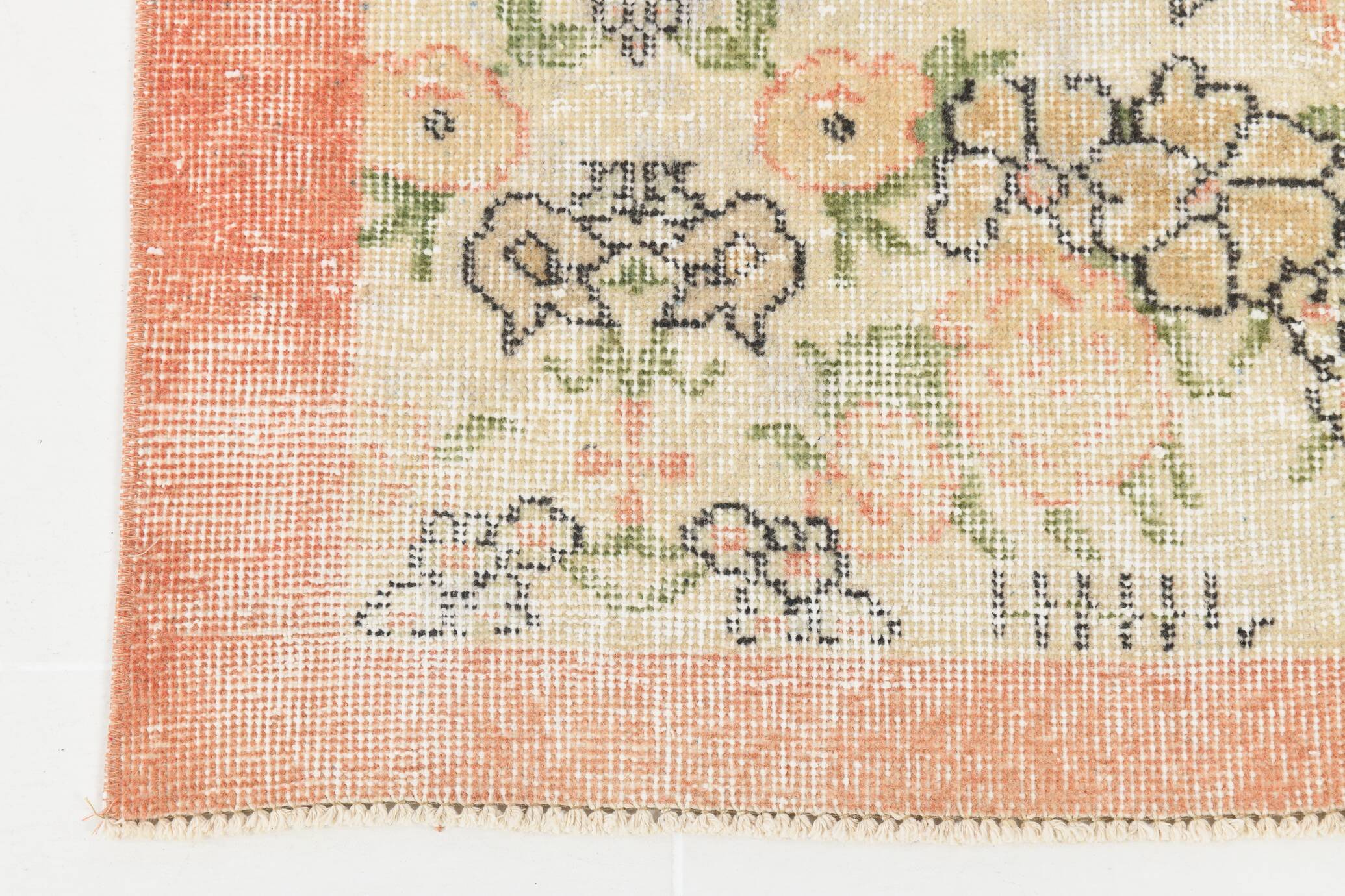 7x10 Floral Persian Rug, 216x295Cm