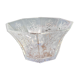 Saladier vintage octogonal en verre