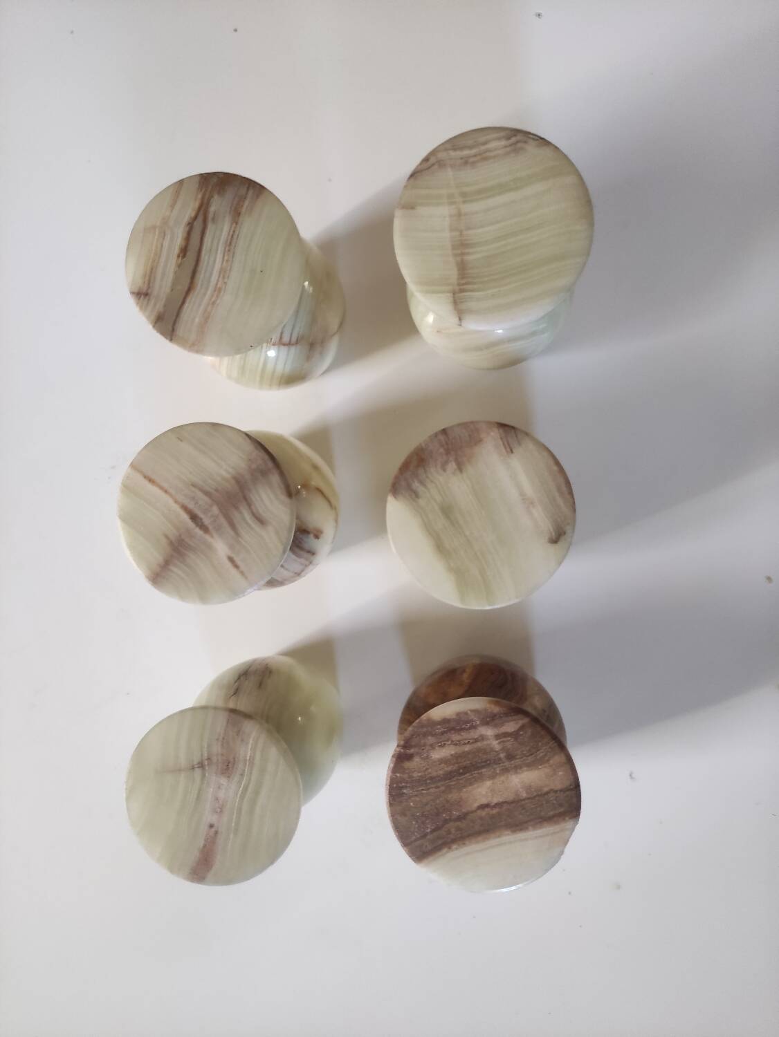 6 onyx wine glasses