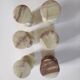 6 onyx wine glasses