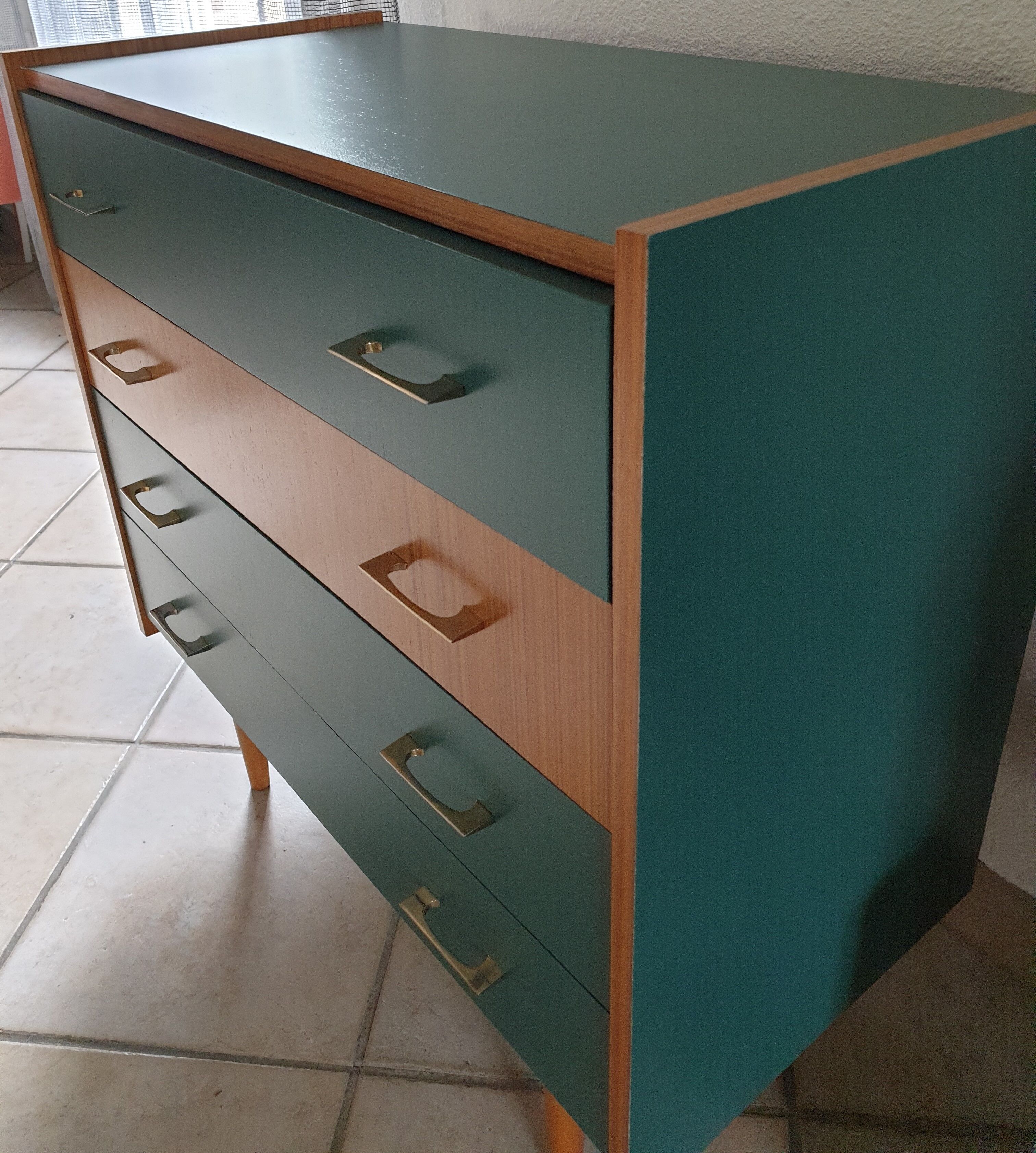 Redesigned vintage dresser