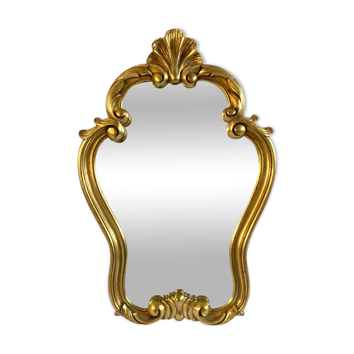 Louis XV-style gold mirror