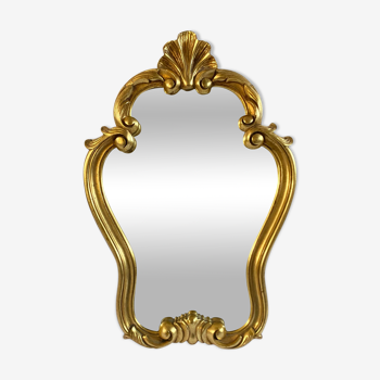 Louis XV-style gold mirror