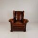 Fauteuil en cuir anglais – belle qualité et grand confort