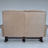 1970s, Scandinavian 2 seater sofa, original very good condition, leather.