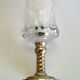 Series of six crystal wine glass with tin foot 9'° 160 ml