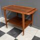 Teak serving trolley by Niels Otto Moller Denmark 1960s Old store stock