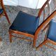 set of 6 vintage Scandinavian chairs