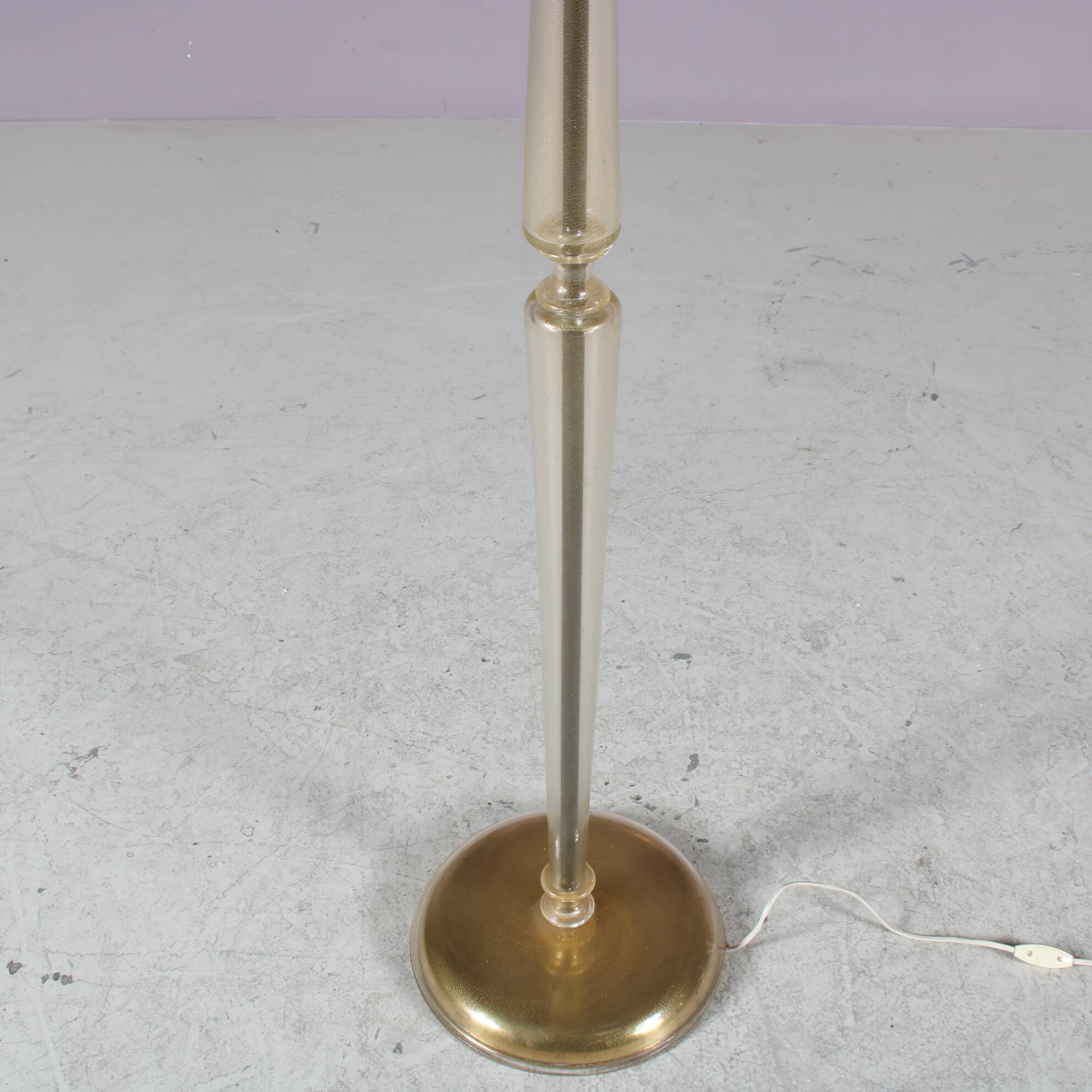 1940s Murano glass floor lamp from Italy