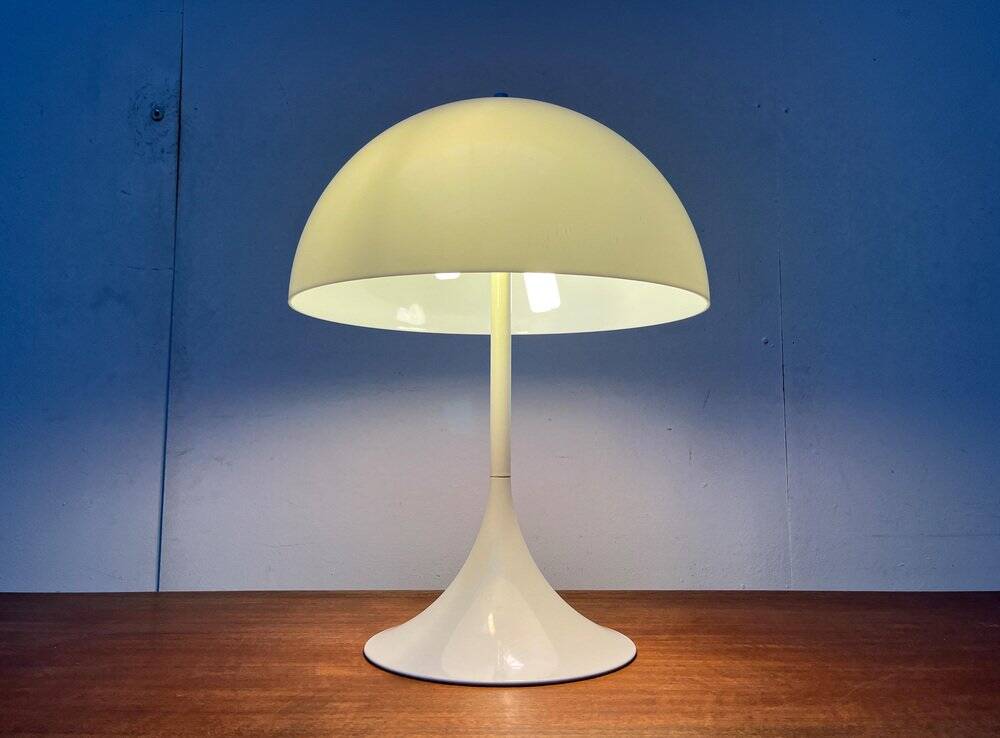 Panthella table lamp in mid-century space age style by Böhmmer Leuchten, Germany.