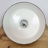 Industrial Grey Enamel Factory Pendant Lamp from Thorlux, 1960s