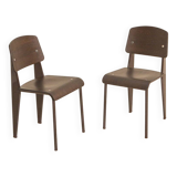 Pair of "Standard" chairs by Jean Prouvé for Vitra 00's