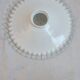 Abat jour opaline dentellee 1940/50