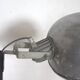 Industrial lamp with adjustable aluminum lampshade