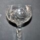 SAINT-LOUIS Balloon Wine Glass ROEMER in cut crystal star 1930 H15.3cm