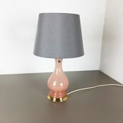 Murano glass "rose" table desk light Cenedese Vetri 1960s