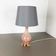 Murano glass "rose" table desk light Cenedese Vetri 1960s