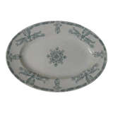 Plat ovale compiegne terre de fer