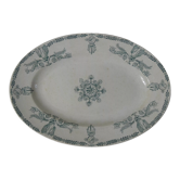 Oval dish iron earth compiegne