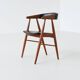 Teak chairs by Aksel Bender Madsen and Ejnar Larsen, Denmark 1960.